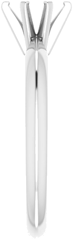 14K White 6.5x4.5 mm Pear Engagement Ring Mounting (4)