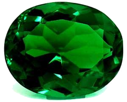 0.54 carat GREEN Oval Smaragdas (1)