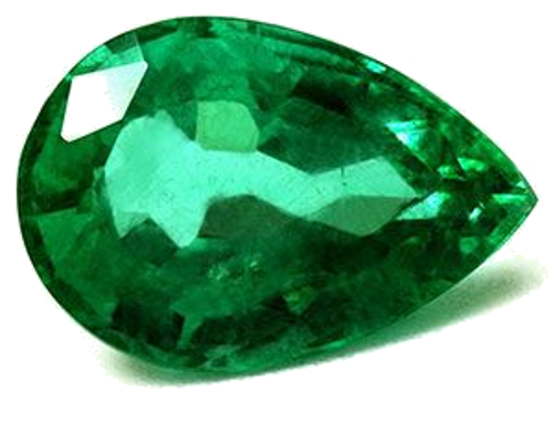 2.79 carat GREEN Pear Smaragdas (1)