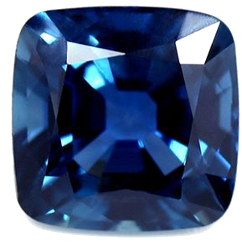 2.18 carat BLUE Cushion Safyras (1)