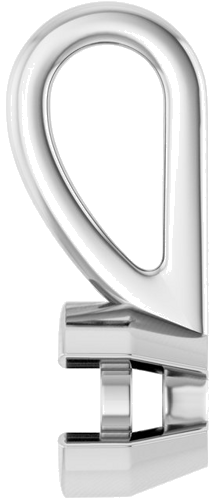 14K White 3 mm Round Pendant Mounting (3)