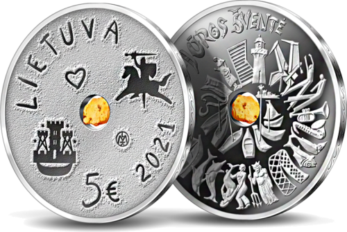 2021 Lithuania Sea Festival 5 euro silver coin (3)