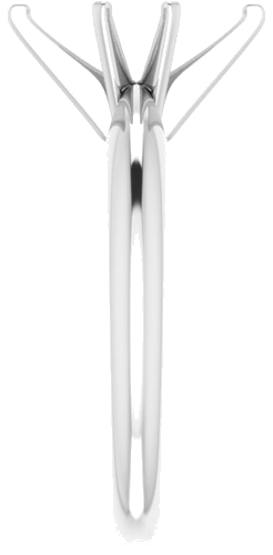 14K White 10.5x5.5 mm Marquise Six-Prong Solitaire Engagement Ring Mounting (4)