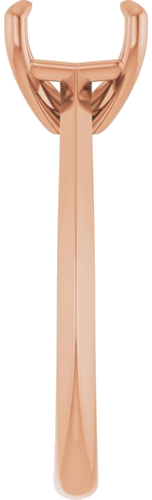 Sužadėtuvių Žiedas „Solitaire“ 417 Rožinis Aukso Emerald 9mm x 7mm (4)