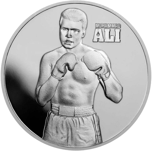 1 oz Muhammad Ali 2023 Niue silver coin (1)