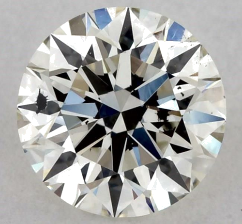 0.35 carat J-SI2 Excellent cut Natūralus Round Deimantas (1)