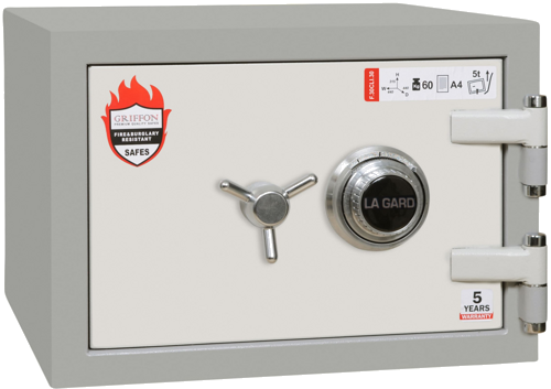 Fire- and burglary-resistant safe Griffon F.30CLI.30.C, Grade I (60 kg) (1)