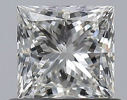 0.6 carat I-SI1 Natūralus Princess Deimantas (1)