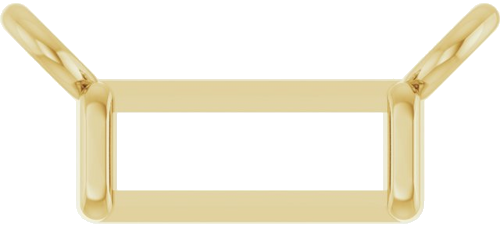 Pakabukas „Solitaire Channel-Set“ 585 Geltonojo Aukso Straight Baguette 4.5mm x 2mm (1)