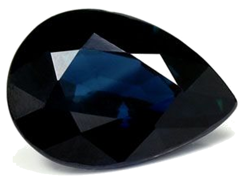 2.48 carat BLUE Pear Safyras (1)