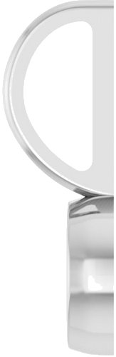 Sterling Silver 5 mm Round Solitaire Charm Pendant Mounting (3)