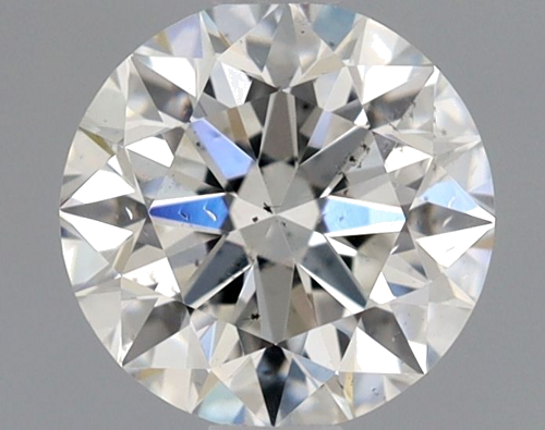 0.64 carat F-SI2 Excellent cut Natūralus Round Deimantas (1)