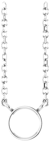 Pakabukas „Bezel-Set Solitaire“ 585 Baltojo Aukso Round 4.5mm (1)