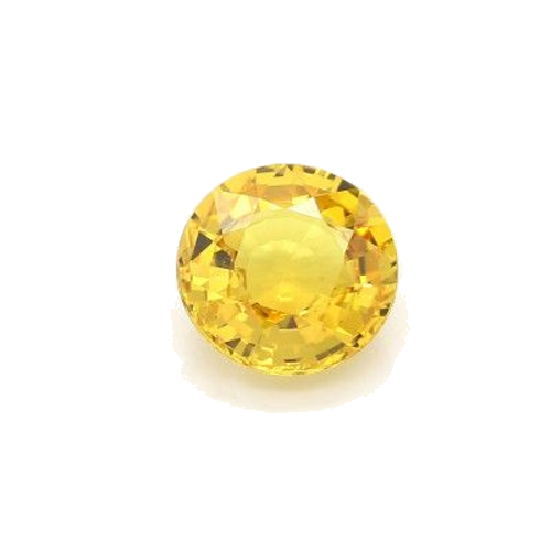 3.09 carat YELLOW BRILLIANTSTEP cut Round Safyras (1)