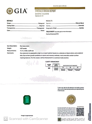 4.57 carat GREEN Smaragdas (1)