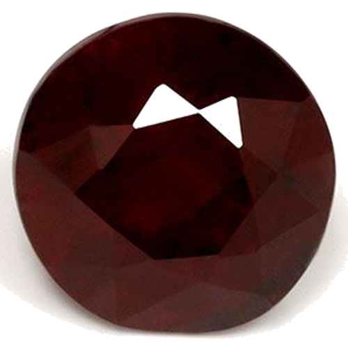 1.39 carat RED Round Rubinas (1)