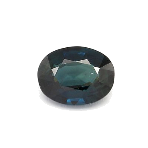 1.48 carat BLUE BRILLIANTSTEP cut Oval Safyras (1)