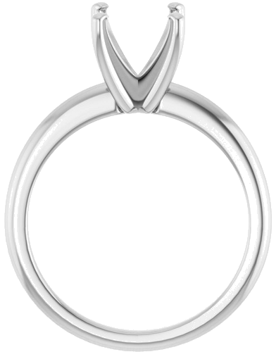 Sužadėtuvių Žiedas „Solitaire“ 925 Sidabro Round 8.2mm (2)