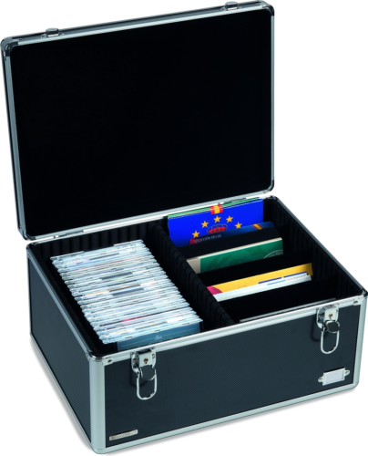 Kolekcionāra kastē cargo multi xl (melns / sudrabs) (1)