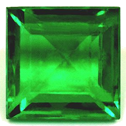 1.77 carat GREEN Square Smaragdas (1)