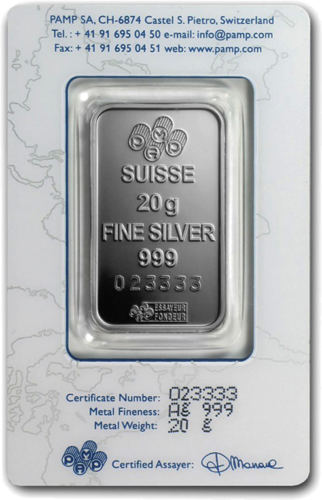 20 g Silver bar Lady Fortune PAMP (2)