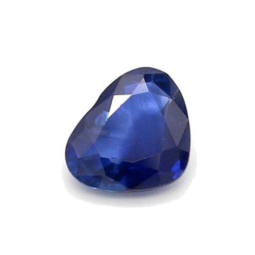 1.22 carat BLUE BRILLIANTSTEP cut Heart Safyras (1)