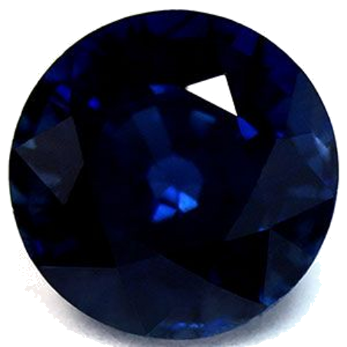 1.67 carat BLUE Round Safyras (1)