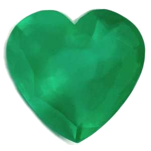 2.59 carat GREEN Heart Smaragdas (1)