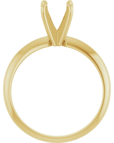 Sužadėtuvių Žiedas „Light Solitaire“ 585 Geltonojo Aukso Round 6mm x 6.6mm (2)