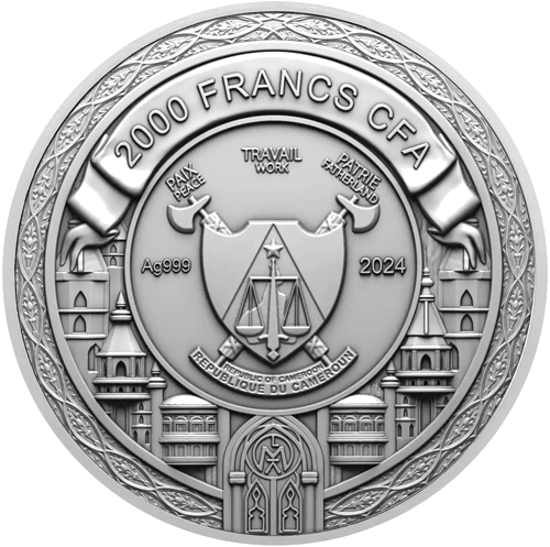 2 oz Dream Haunter 2000 Francs Cameroon 2024 silver coin (2)