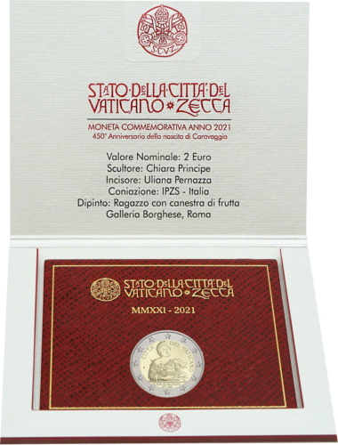 2021 Vatican Caravaggio 2 euro coin (3)