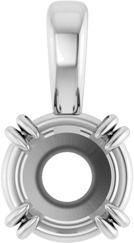 Pakabukas „Solitaire“ 925 Sidabro Round 5mm (1)