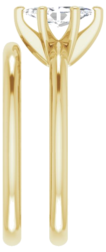 14K Yellow  8x4 mm Marquise Solitaire Engagement Ring Mounting (9)