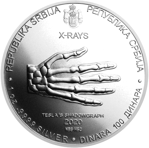 1 oz Nikola Tesla 2020 Serbija sudraba monēta (2)