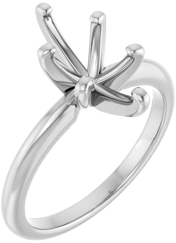 Sužadėtuvių Žiedas „Solitaire“ 585 Baltojo Aukso Marquise 12mm x 6mm (1)