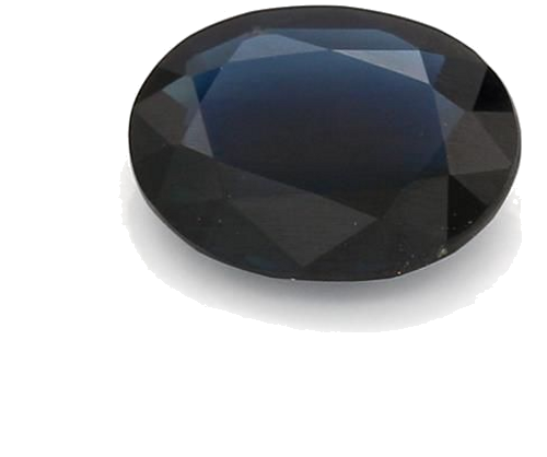 1.95 carat BLUE BRILLIANTSTEP cut Oval Safyras (1)