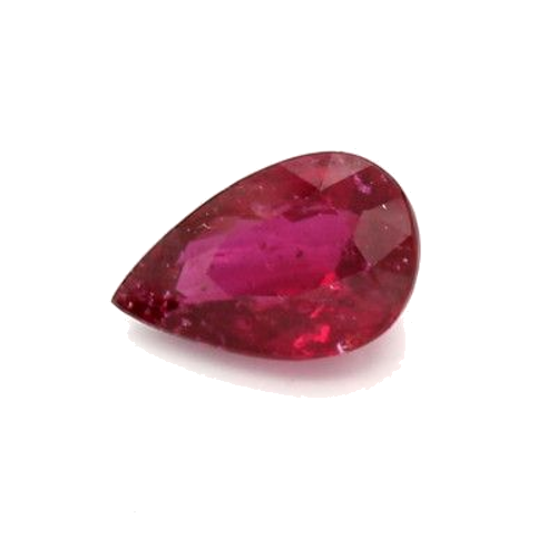 1.19 carat RED BRILLIANTSTEP cut Pear Rubinas (1)