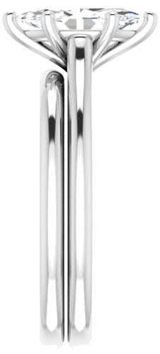 Sužadėtuvių Žiedas „Solitaire“ 585 Baltojo Aukso Marquise 10mm x 5mm (9)