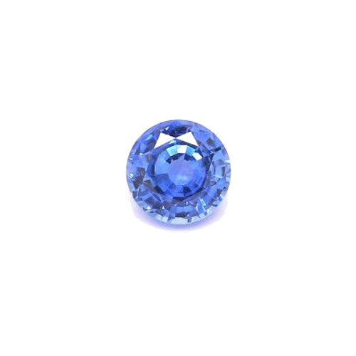 1.26 carat BLUE BRILLIANTSTEP cut Round Safyras (1)
