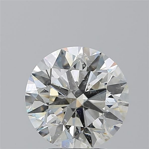 3.01 carat I-SI2 Excellent cut Natūralus Round Deimantas (1)