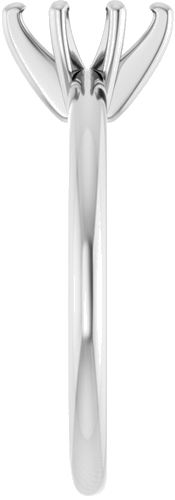 14K White  7x3.5 mm Marquise Solitaire Engagement Ring Mounting (4)