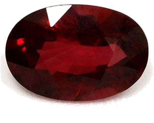 1.03 carat RED Oval Rubinas (1)