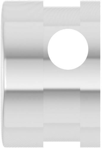 14K White 6.2 mm Round Bezel-Set Slide Pendant Mounting (3)