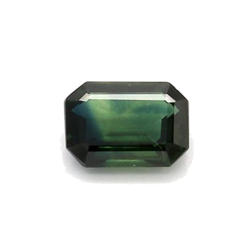 1.07 carat GREEN STEP cut Octagonal Safyras (1)