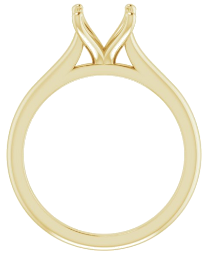 Sužadėtuvių Žiedas „Solitaire“ 585 Geltonojo Aukso Round 7.4mm (2)