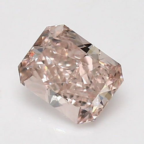 1.43 carat Fancy Brownish Pink-SI1 Natūralus Radiant Deimantas (1)