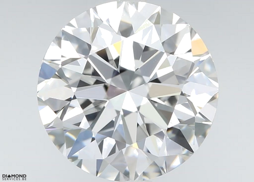 2.7 carat E-VVS1 Excellent cut Natūralus Round Deimantas (1)