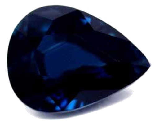 2.54 carat BLUE Pear Safyras (1)