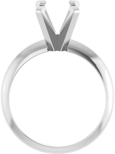 Sužadėtuvių Žiedas „Solitaire“ 585 Baltojo Aukso Emerald 8.5mm x 6.5mm (2)