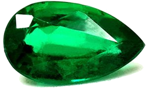 1.97 carat GREEN Pear Smaragdas (1)